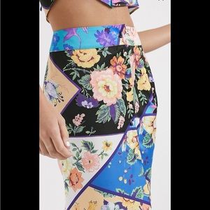 Reclaimed vintage floral skirt US10